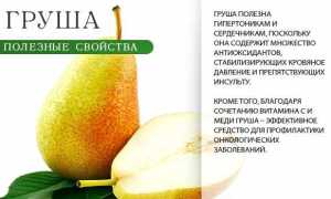 Груша при запоре — можно ли использовать в качестве слабительного?