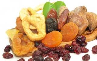 Какие сухофрукты можно употреблять при запоре?