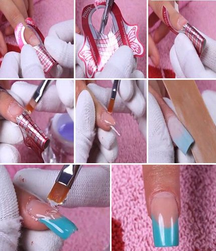 UV gel Lina White/Clear. Как пользоваться при наращивании ногтей