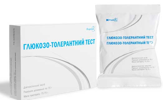 тест на глюкозу